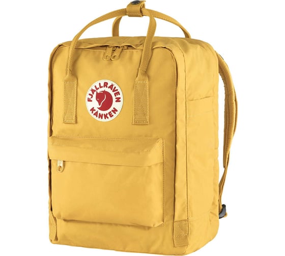 Рюкзак Fjallraven Kanken Laptop 13", желтый, 25х16х35 см, 13 л, F27171-160