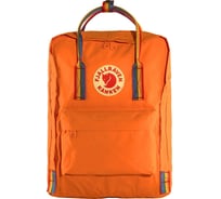 Рюкзак Fjallraven Kanken Rainbow, оранжевый/радуга, 27х13х38 см, 16 л, F23620-212-907