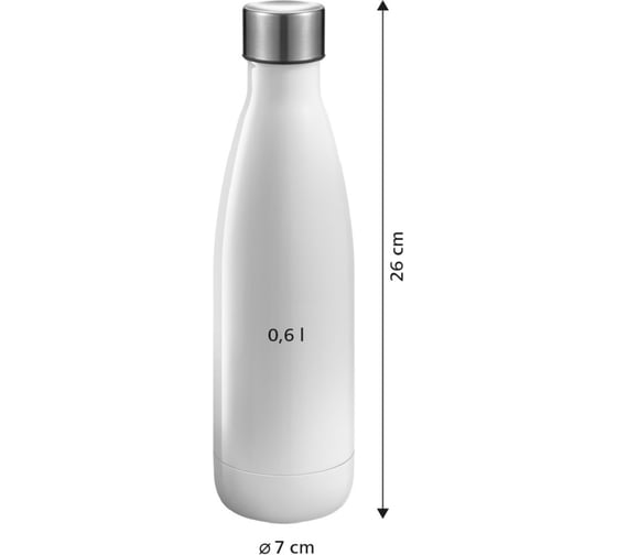 Бутылка Tescoma CONSTANT PASTEL 0.6 л, нержавеющая, синяя 318575.30