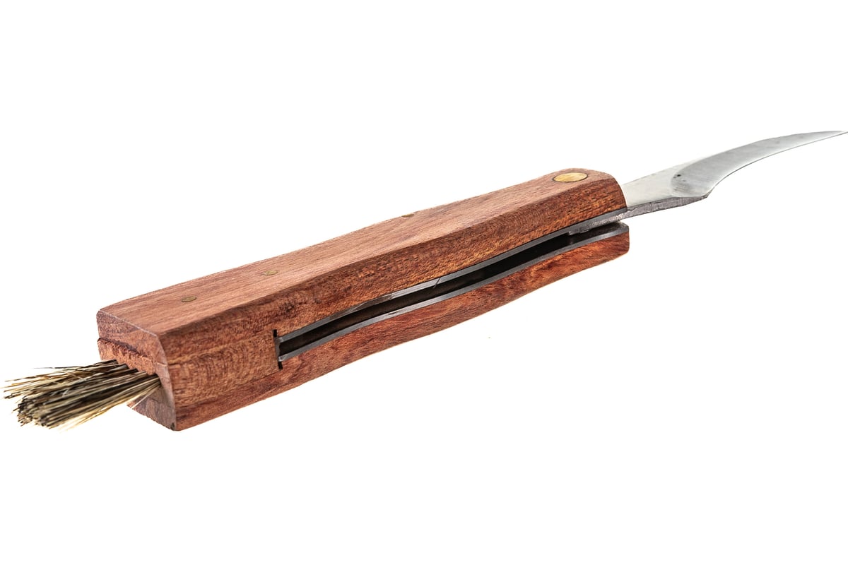  грибника МУЛЬТИДОМ со щеточкой, деревянная ручка AN84-127 .