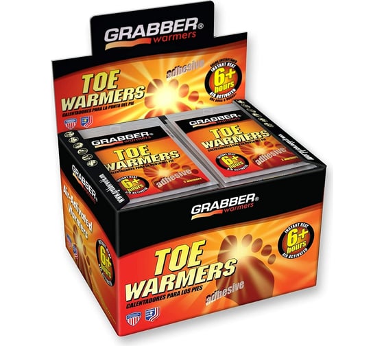 Одноразовые самонагревающиеся грелки Grabber Warmers для ног TW