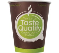 Стакан одноразовый бумажный ОФИСМАГ 150 мл, 100 шт, однослойный, Taste Quality, х/г, Ve, формация HB70-180-0233 606196