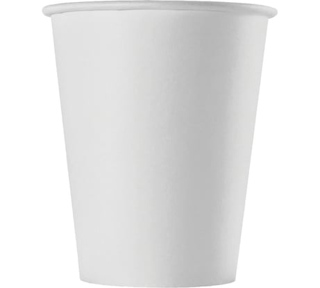 Стакан одноразовый бумажный ОФИСМАГ 150 мл, 100 шт, однослойный, белые, х/г, Ve, формация HB70-180-0000 606192