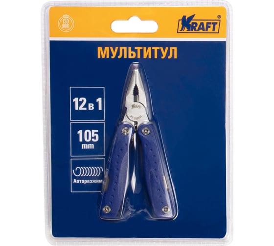 Мультитул KRAFT 12 функций, 105 мм KT 705201