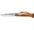 Нож Opinel №8 рукоять из бука кожаный темляк 001321 1