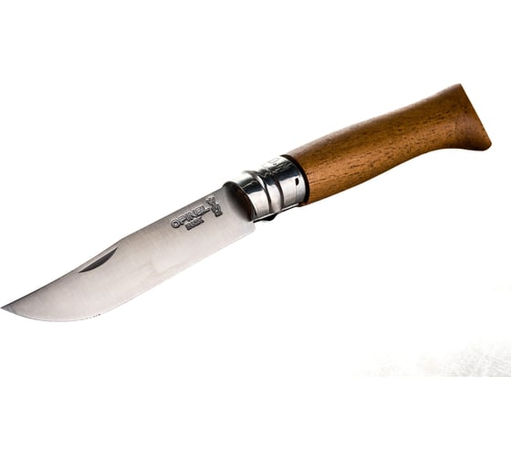 Нож Opinel №8 ореховая рукоять 002022
