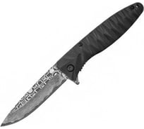 Нож Ganzo Firebird F620 черный травление F620-B2