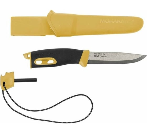 Нож Morakniv Companion Spark Yellow, нержавеющая сталь, 13573