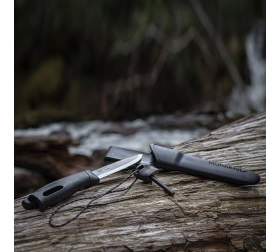 Нож Morakniv Companion Spark Black нержавеющая сталь 13567