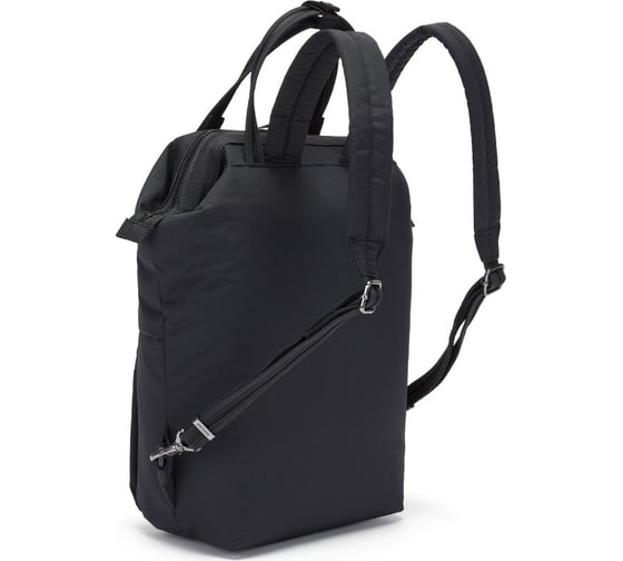 Женский рюкзак антивор Pacsafe Citysafe CX mini, черный ECONYL, 11 л 20421138