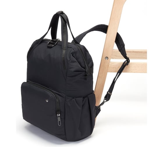 Женский рюкзак антивор Pacsafe Citysafe CX Backpack, черный ECONYL, 17 л 20420138