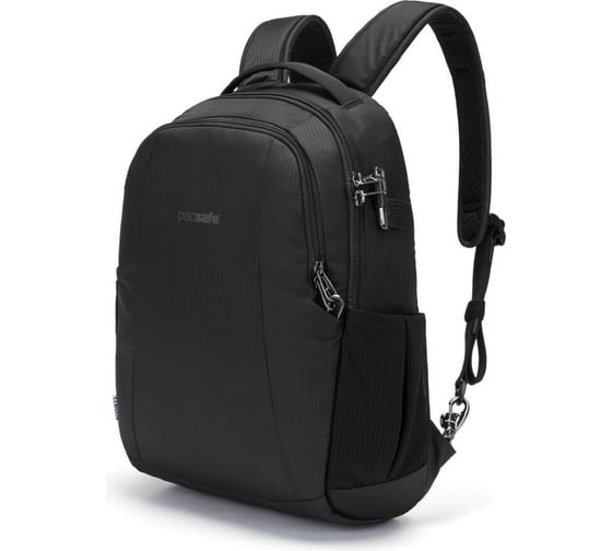 Рюкзак антивор Pacsafe Metrosafe LS350, черный ECONYL, 15 л, 40120138
