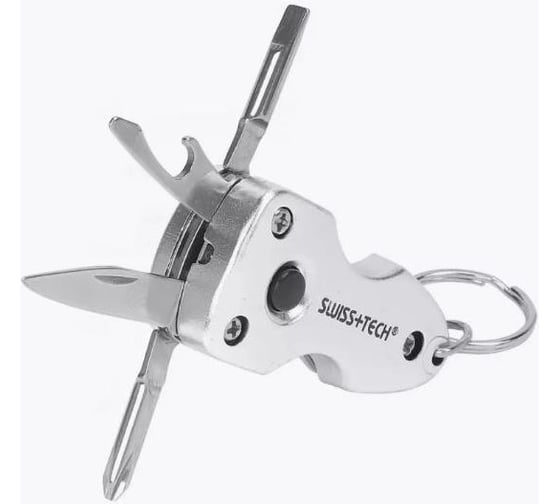 Мультитул-Брелок Swiss+Tech 7-В-1 Key Ring ST60300