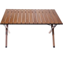 Стол кемпинговый складной Турист мастер DC-5002, 86х58х44 см, светлое дерево, каркас алюминий 865-671