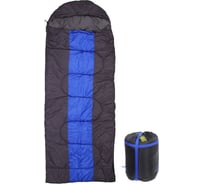 Спальник одеяло с капюшоном Турист мастер 220х85 см, 2000 гр, серо-синий, +0С 804-264