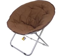 Кресло складное Добросад Луна 75x60x75 см, кофейный 835-950