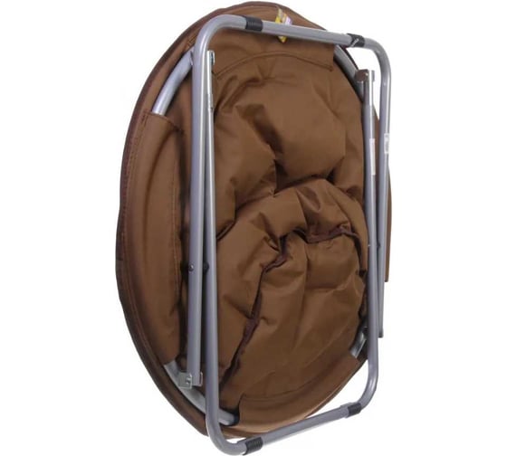 Кресло складное Добросад Луна 75x60x75 см, кофейный 835-950