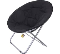 Кресло складное Добросад Луна 75x60x75 см, черный 835-951