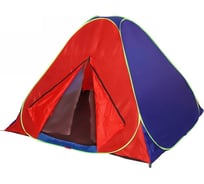 Палатка туристическая Турист мастер Селенга-3, однослойная, 200х200х130 см, самораскладывающаяся, красно-синий 805-032