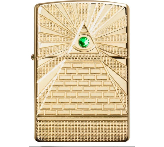 Зажигалка ZIPPO Armor с покрытием High Polish Brass, 36x12x56 мм, 49060