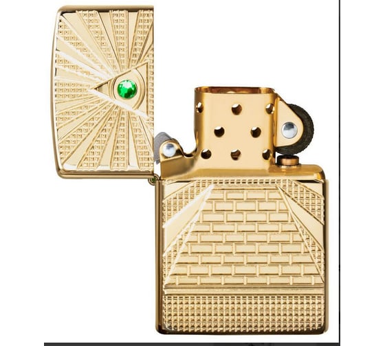 Зажигалка ZIPPO Armor с покрытием High Polish Brass, 36x12x56 мм, 49060