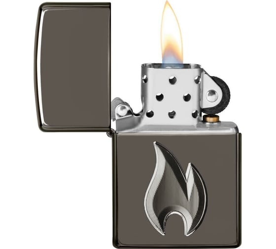 Зажигалка ZIPPO Armor с покрытием Black Ice, 38x13x57 мм, 29928