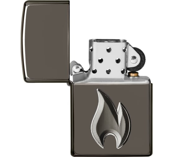 Зажигалка ZIPPO Armor с покрытием Black Ice, 38x13x57 мм, 29928