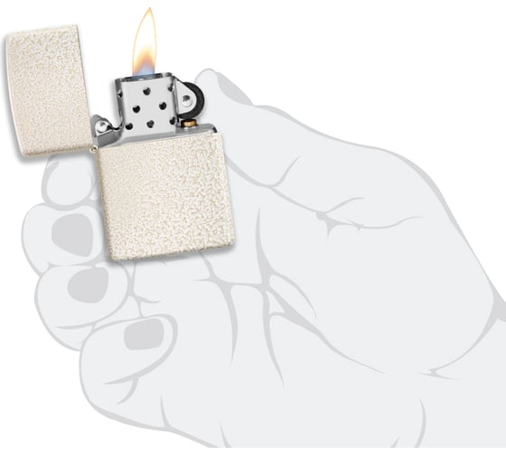 Зажигалка ZIPPO Classic, с покрытием Mercury Glass, 38x13x57 мм, 49181