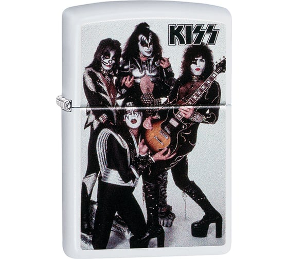 Зажигалка ZIPPO KISS, с покрытием White Matte, 36x12x56 мм, 49017 1