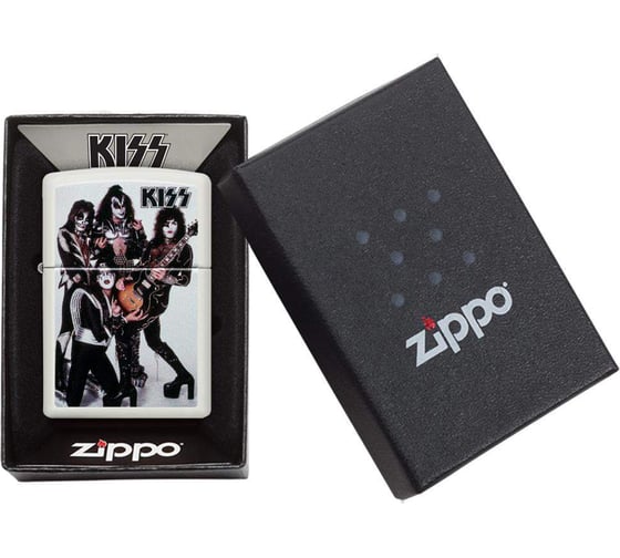 Зажигалка ZIPPO KISS, с покрытием White Matte, 36x12x56 мм, 49017