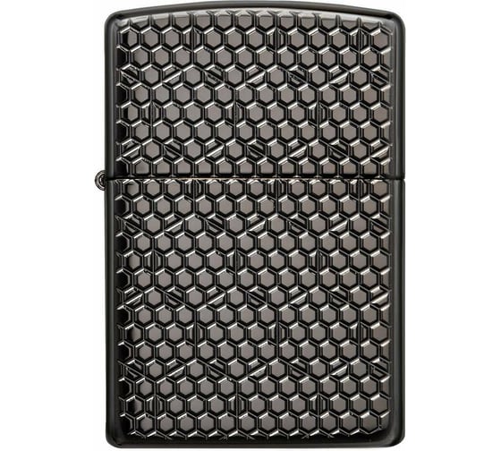 Зажигалка ZIPPO Armor, с покрытием Black Ice, 38x13x57 мм, 49021