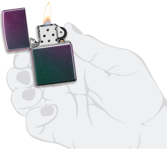 Зажигалка ZIPPO Classic, с покрытием Iridescent, 38x13x57 мм, 49146ZL