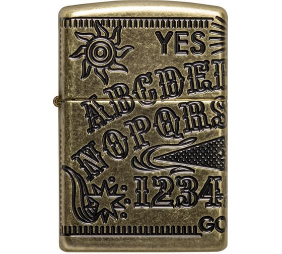 Зажигалка ZIPPO Armor, с покрытием Antique Brass, 38x13x57 мм, 49001