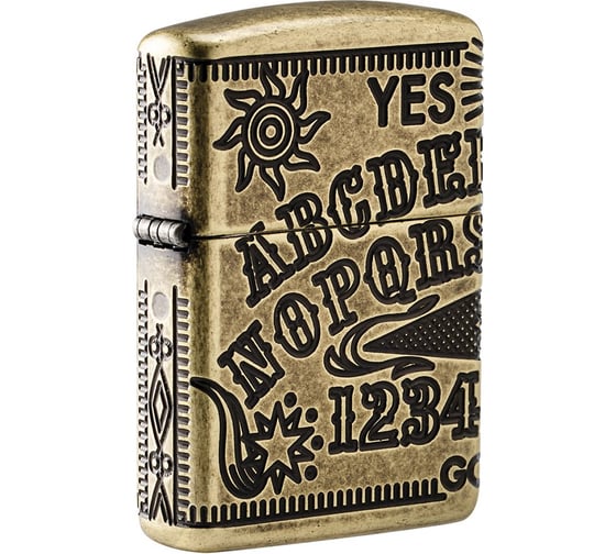 Зажигалка ZIPPO Armor, с покрытием Antique Brass, 38x13x57 мм, 49001