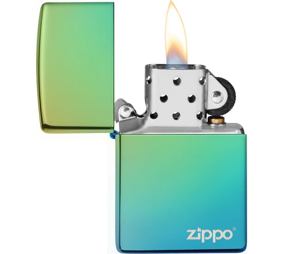 Зажигалка ZIPPO Classic, с покрытием High Polish Teal, 38x13x57 мм, 49191ZL