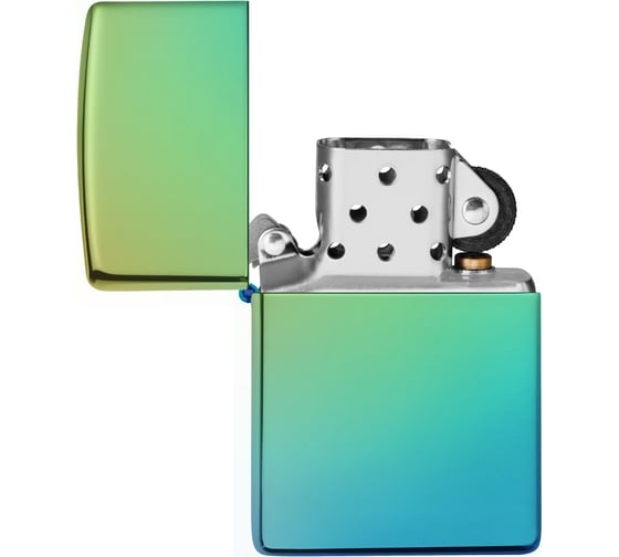 Зажигалка ZIPPO Classic, с покрытием High Polish Teal, 36x12x56 мм, 49191