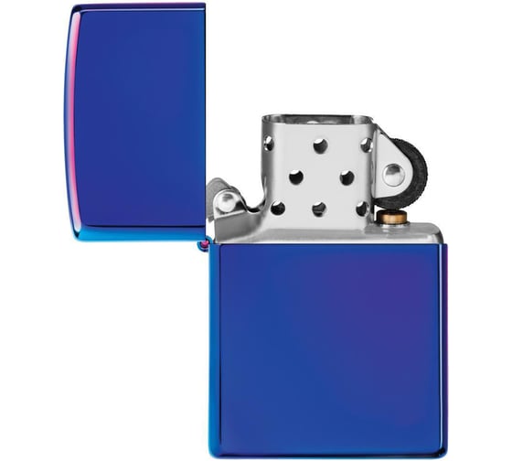 Зажигалка ZIPPO Classic, с покрытием High Polish Indigo, 38x13x57 мм, 29899