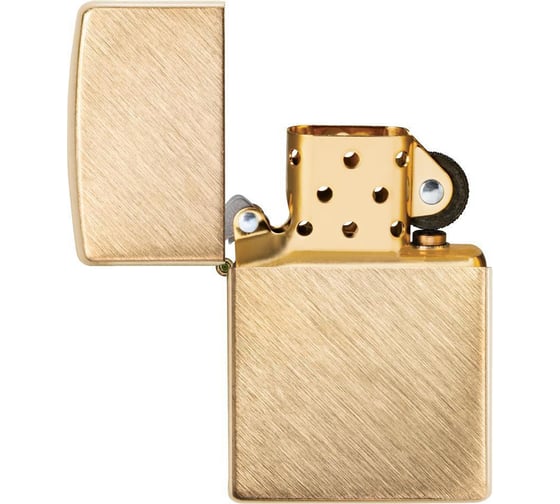 Зажигалка ZIPPO Classic, с покрытием Herringbone Sweep Brass, 38x13x57 мм, 29830