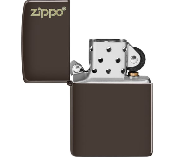 Зажигалка ZIPPO Classic, с покрытием Brown Matte, 38x13x57 мм, 49180ZL