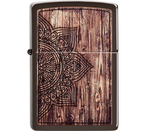 Зажигалка ZIPPO Classic, с покрытием Brown Matte, 38x13x57 мм, 49184