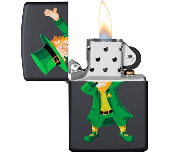Зажигалка ZIPPO Classic, с покрытием Black Matte, 38х13х57 мм, 49124