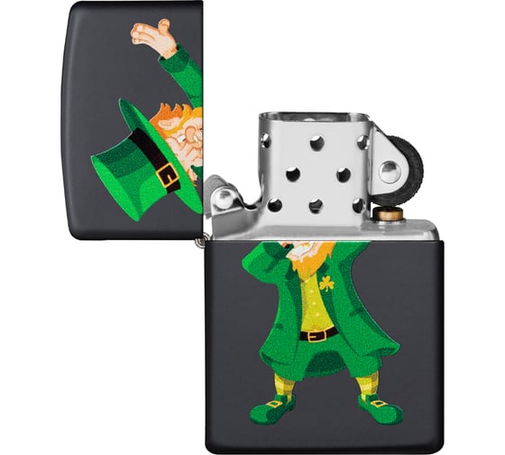 Зажигалка ZIPPO Classic, с покрытием Black Matte, 38х13х57 мм, 49124