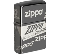 Зажигалка ZIPPO Classic, с покрытием Black Ice, 36х12х56 мм, 49051