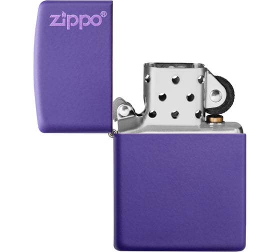 Зажигалка ZIPPO Classic, с покрытием Purple Matte, 38x13x57 мм, 237ZL