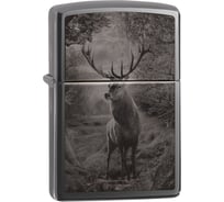 Зажигалка ZIPPO Classic, с покрытием Black Ice, 38х13х57 мм, 49059