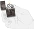 Зажигалка ZIPPO Classic, с покрытием Black Ice, 38х13х57 мм, 49059 4