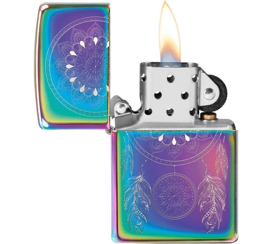 Зажигалка ZIPPO Dream Catcher, с покрытием Multi Color, 36x12x56 мм, 49023