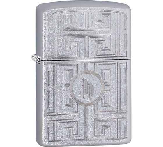 Зажигалка ZIPPO Labyrinth, с покрытием Satin Chrome, 36x12x56 мм, 29857 1