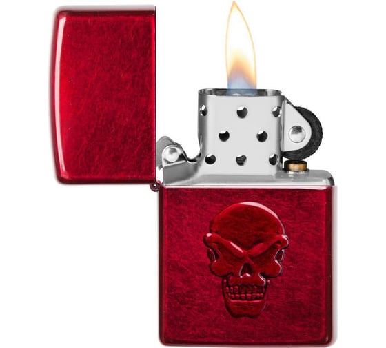 Зажигалка ZIPPO Doom, с покрытием Candy Apple Red, 36x12x56 мм, 21186