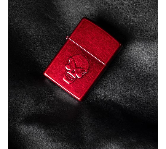 Зажигалка ZIPPO Doom, с покрытием Candy Apple Red, 36x12x56 мм, 21186